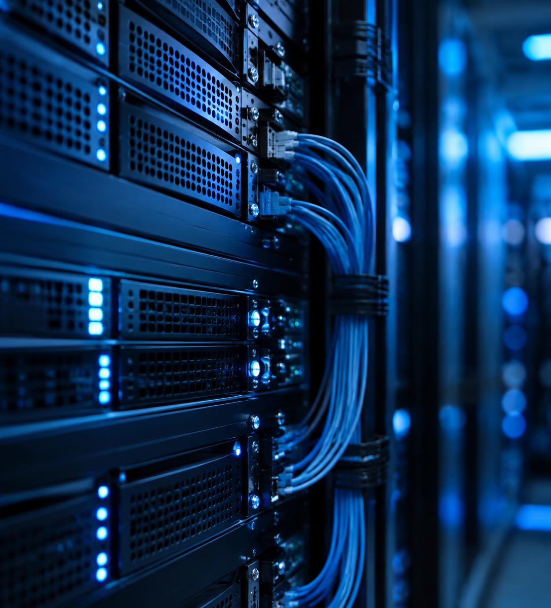 Infraestrutura de servidores e conexões de rede